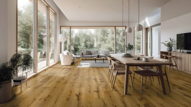 Fertigparkett Landhausdiele XL Eiche extra rustikal gebürstet & natur geölt 4V Clic